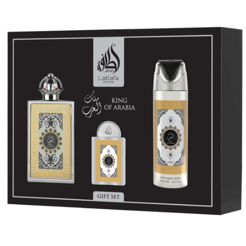 Lattafa Pride King of Arabia Gift Set (3 in 1, with free gift) 100ml